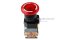 [E] สวิตช์ปุ่มกด หยุดฉุกเฉิน ปุ่มสีแดง พร้อมไฟสถานะ 24 V LA167-D8-11ZS ขนาด 22 mm รุ่น 2NC